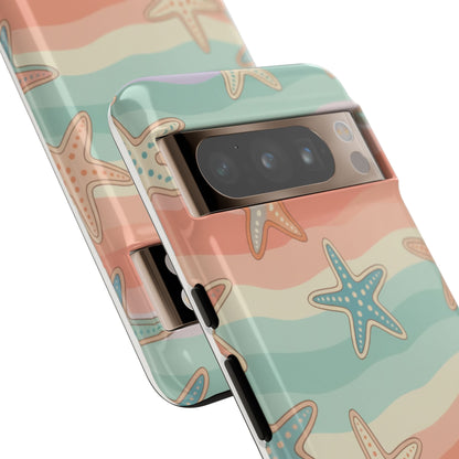 Starfish Wave Tough Phone Case — Pastel Beach Protective Cover