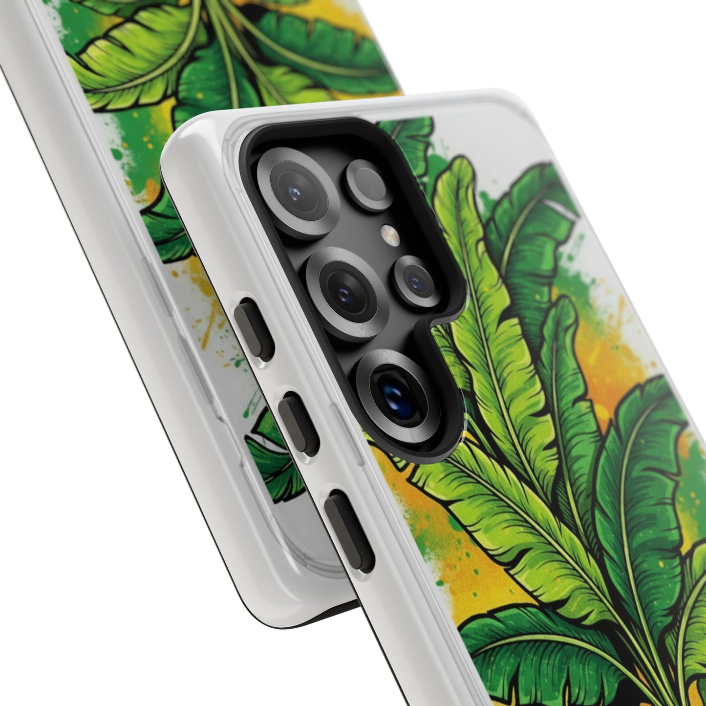 Tropical Banana Leaf Phone Case — Vibrant Green Plant Protector