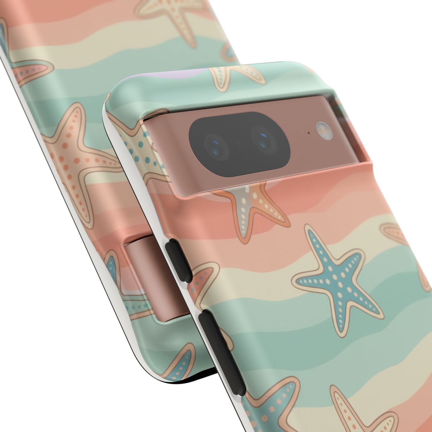 Starfish Wave Tough Phone Case — Pastel Beach Protective Cover