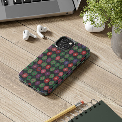 Copy of Floral Sunflower Tough Phone Case — Neutral Daisy Pattern Protective Cover