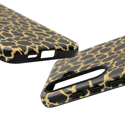 Giraffe Print Tough Phone Case — Durable Leopard-Style Protective Cover