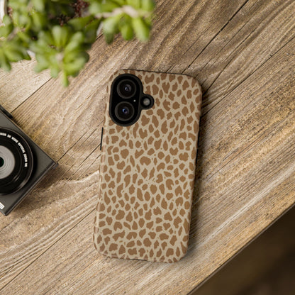 Leopard Print Tough Phone Case — Slim Protective Animal Pattern
