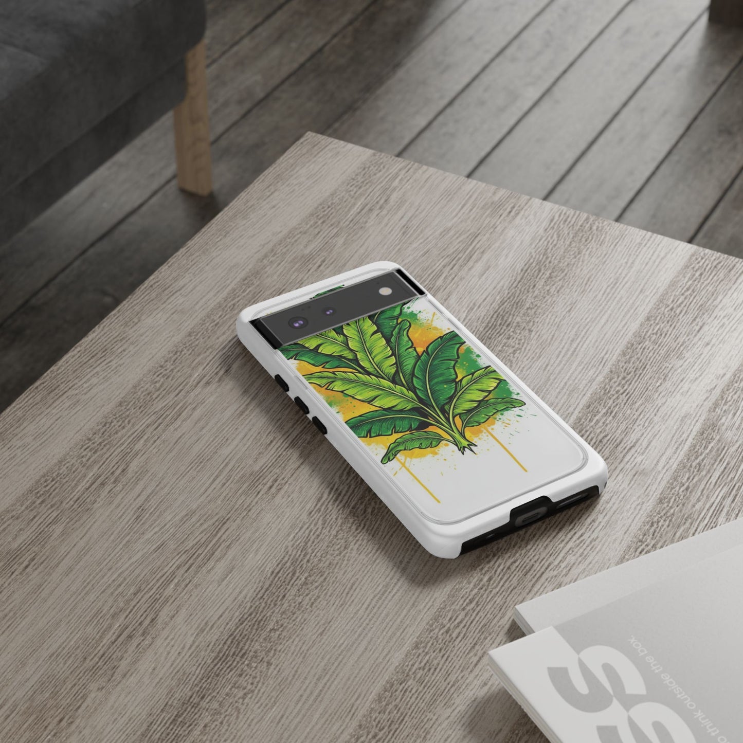 Tropical Banana Leaf Phone Case — Vibrant Green Plant Protector