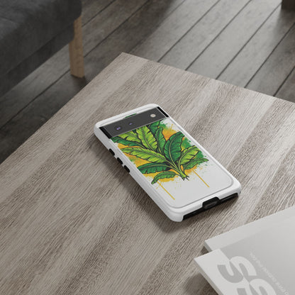 Tropical Banana Leaf Phone Case — Vibrant Green Plant Protector