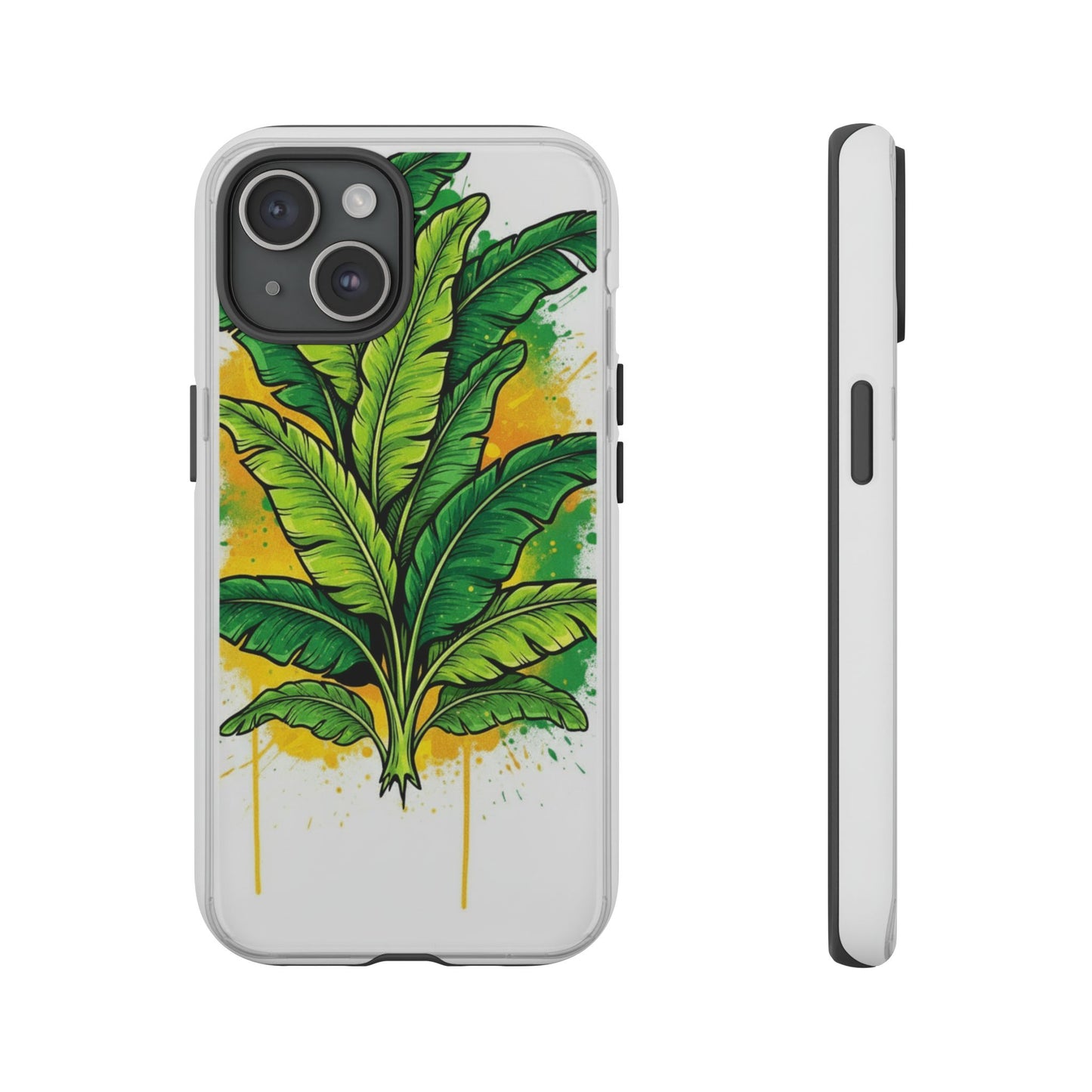 Tropical Banana Leaf Phone Case — Vibrant Green Plant Protector