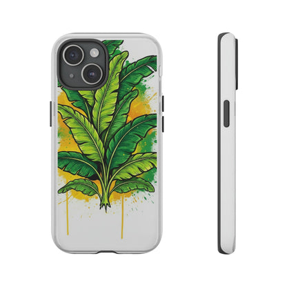 Tropical Banana Leaf Phone Case — Vibrant Green Plant Protector