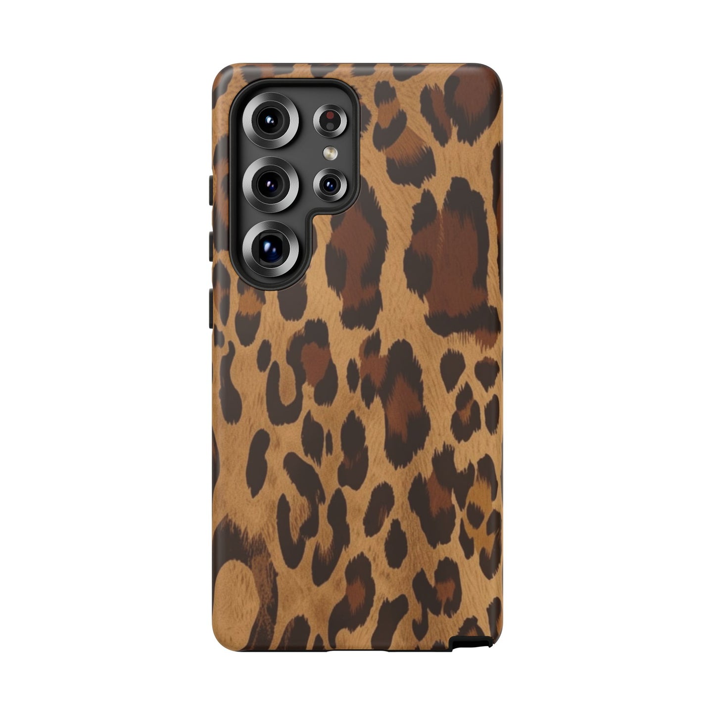 Leopard Print Tough Phone Case — Durable Animal Print Protective Cover