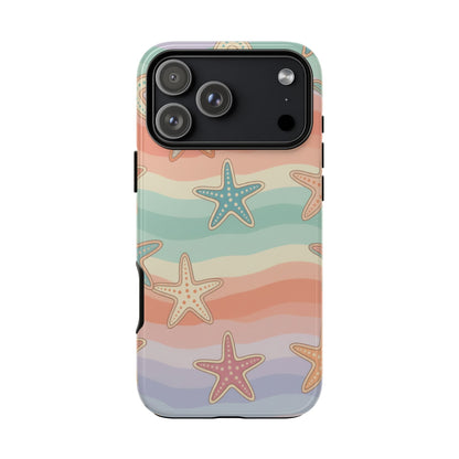Starfish Wave Tough Phone Case — Pastel Beach Protective Cover