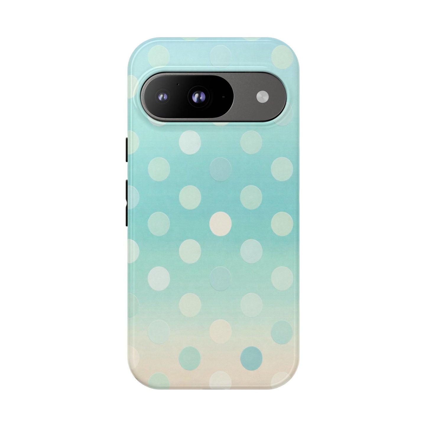 Abstract Palm Tough Phone Case — Minimal Coastal Blue Protective Cover