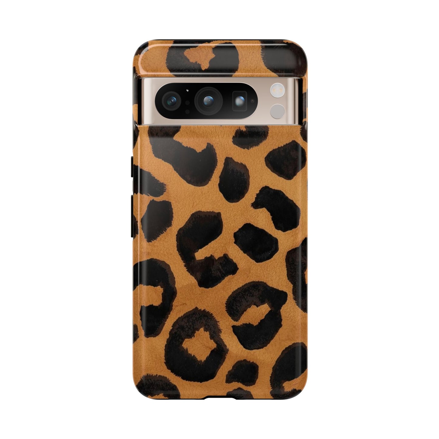 Leopard Print Tough Phone Case — Protective Animal Print iPhone Case