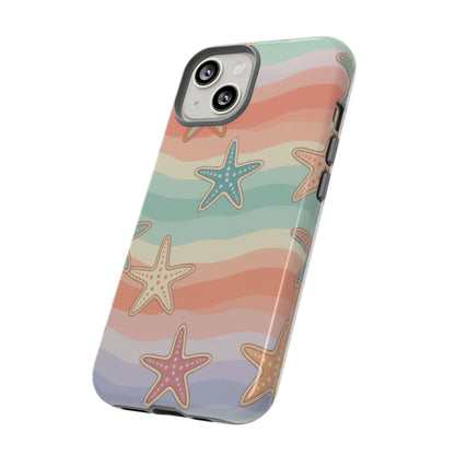 Starfish Wave Tough Phone Case — Pastel Beach Protective Cover