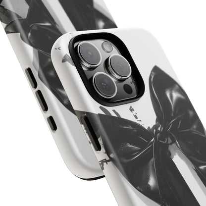 Phone Case — Black Bow Graphic Protective Cover