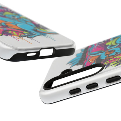 Kangaroo & Koala Surf Phone Case — Retro Neon Beach Art Tough Case