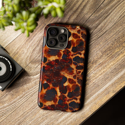 Tortoiseshell Phone Case — Protective iPhone Cover with Classic Amber Pattern