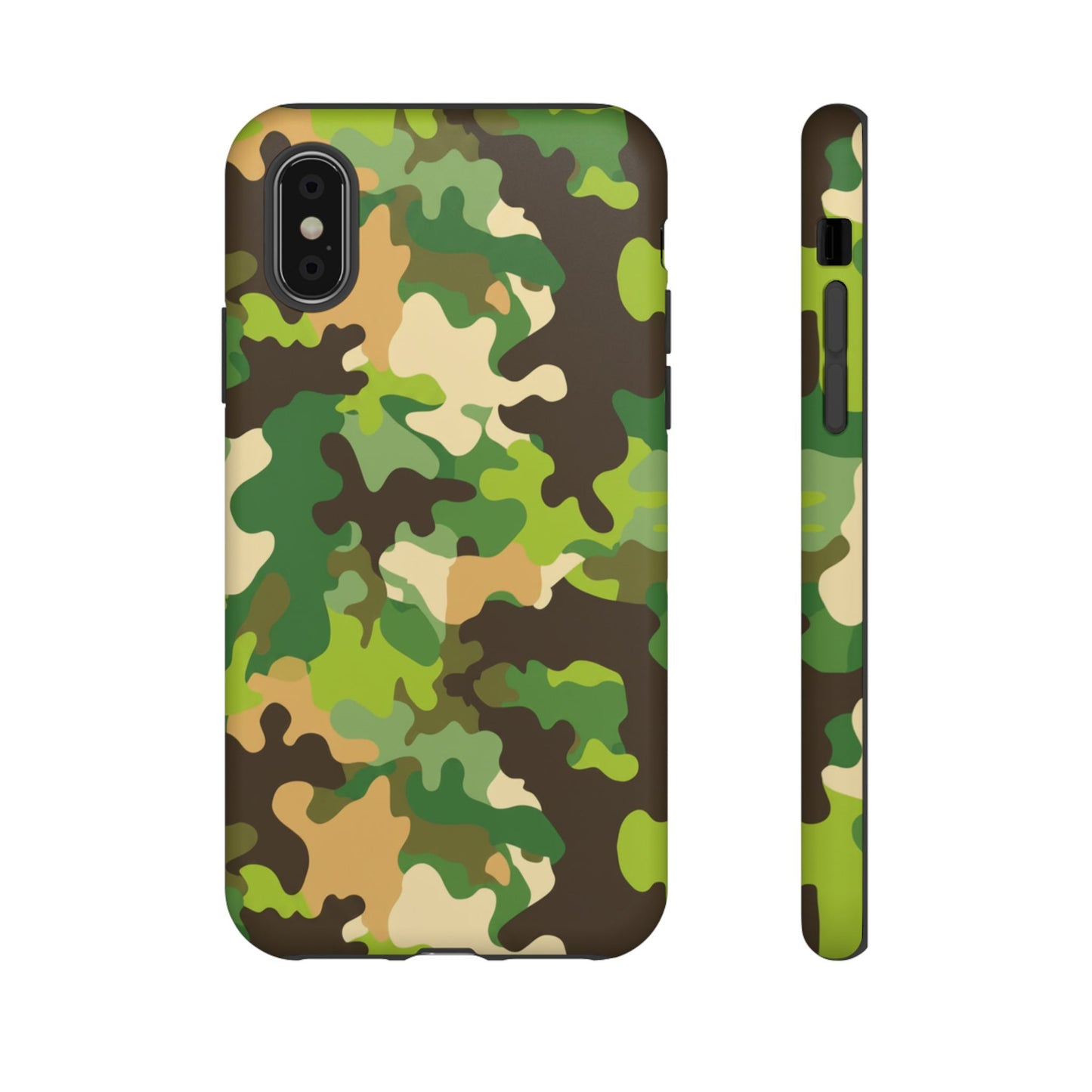 Camouflage Tough Phone Case — Military Camo Protective Cover