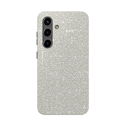 Speckled Gray Tough Phone Case — Protective Shockproof iPhone Cover