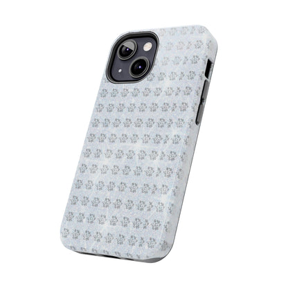 Tough Phone Case — Subtle floral Print Protective Cover