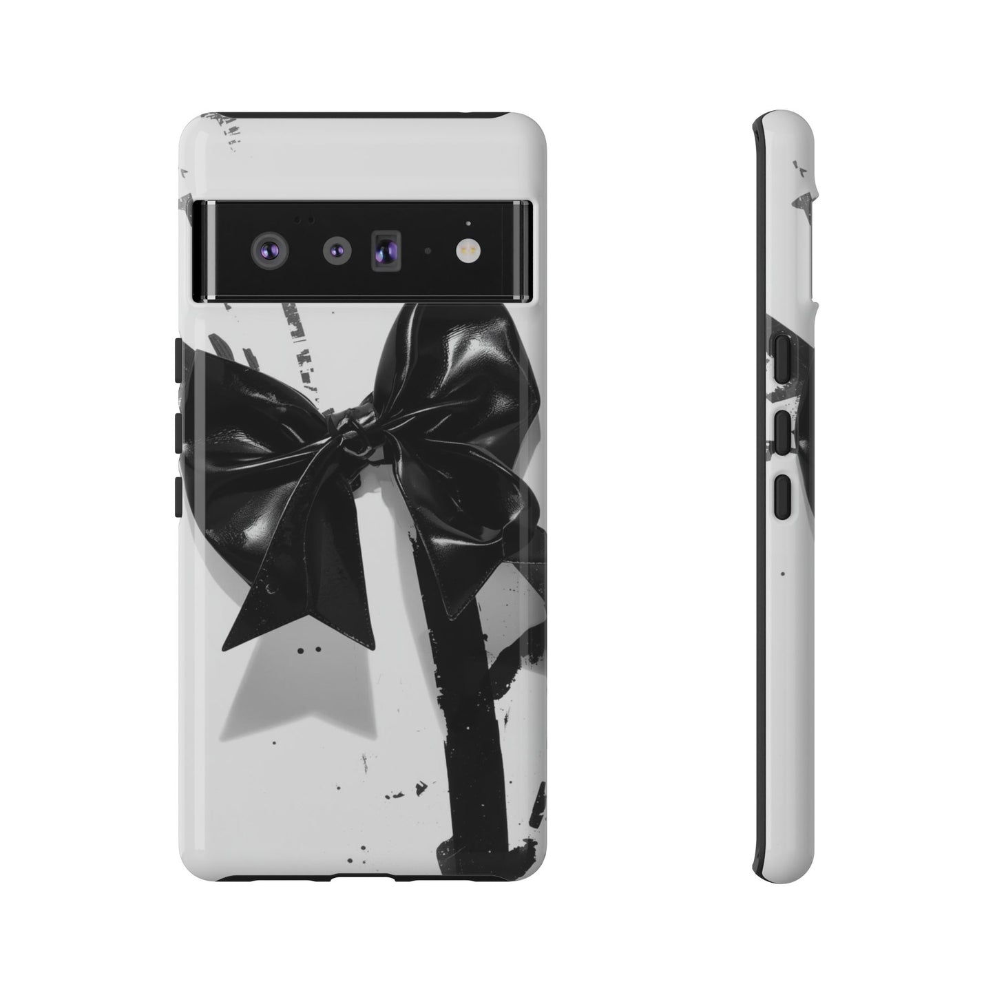 Phone Case — Black Bow Graphic Protective Cover