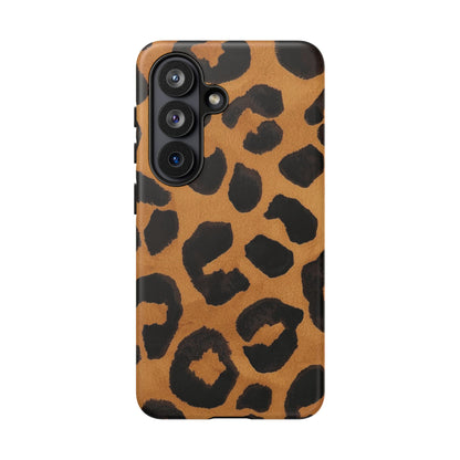 Leopard Print Tough Phone Case — Protective Animal Print iPhone Case