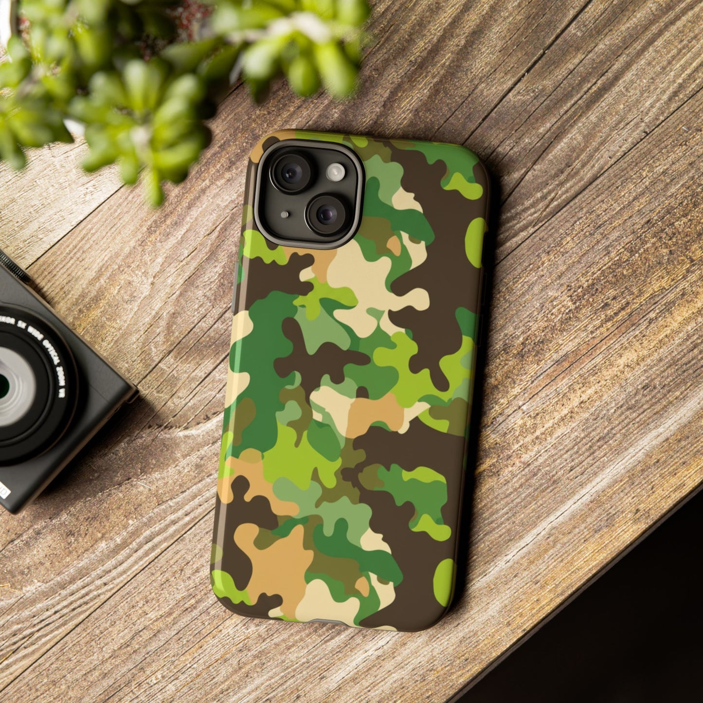 Camouflage Tough Phone Case — Military Camo Protective Cover