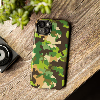 Camouflage Tough Phone Case — Military Camo Protective Cover