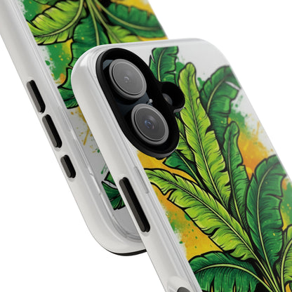 Tropical Banana Leaf Phone Case — Vibrant Green Plant Protector