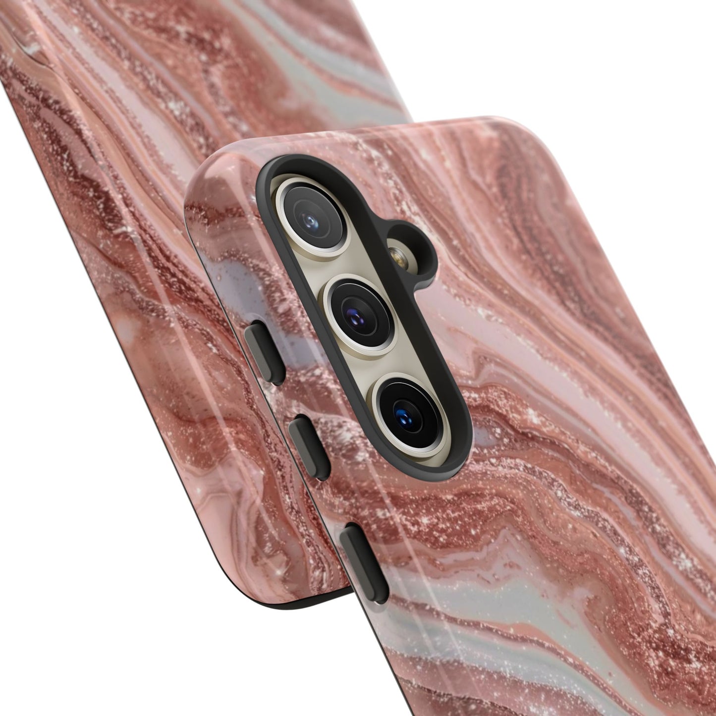 Rose Gold Marble Tough Phone Case
