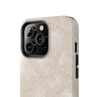 Marble Texture Tough Phone Case — Sandstone Protective Phone Cover