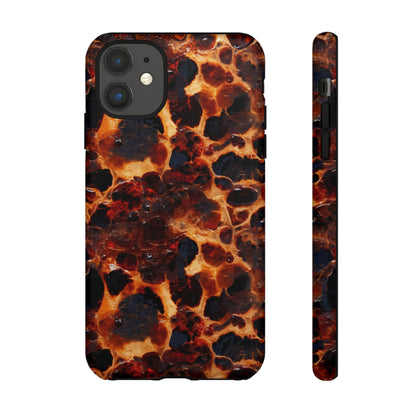 Tortoiseshell Phone Case — Protective iPhone Cover with Classic Amber Pattern