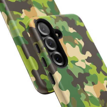 Camouflage Tough Phone Case — Military Camo Protective Cover