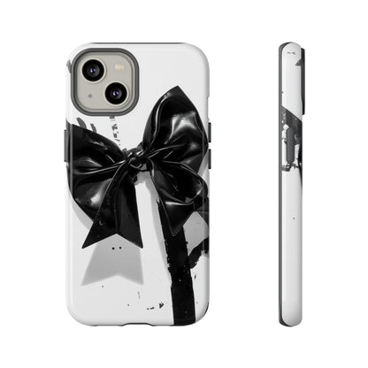 Phone Case — Black Bow Graphic Protective Cover
