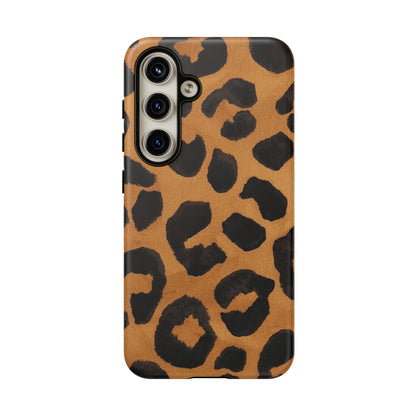 Leopard Print Tough Phone Case — Protective Animal Print iPhone Case