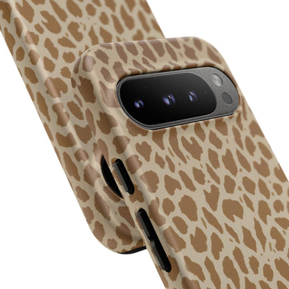 Leopard Print Tough Phone Case — Slim Protective Animal Pattern