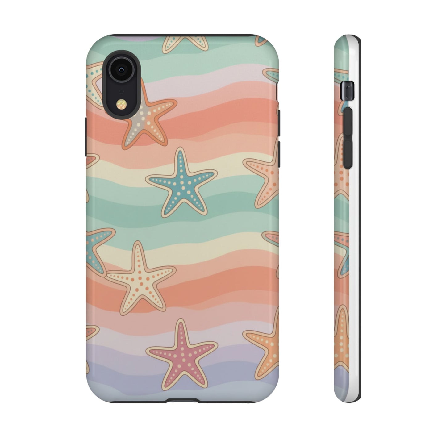 Starfish Wave Tough Phone Case — Pastel Beach Protective Cover