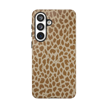 Leopard Print Tough Phone Case — Slim Protective Animal Pattern