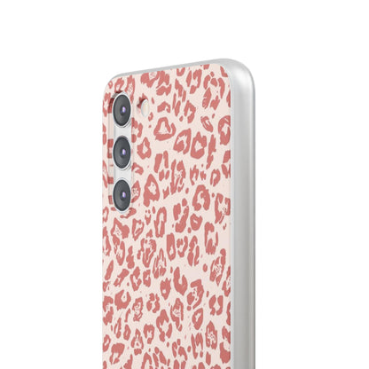 Pink Leopard Print Phone Case – Slim Flexible Protective Cover