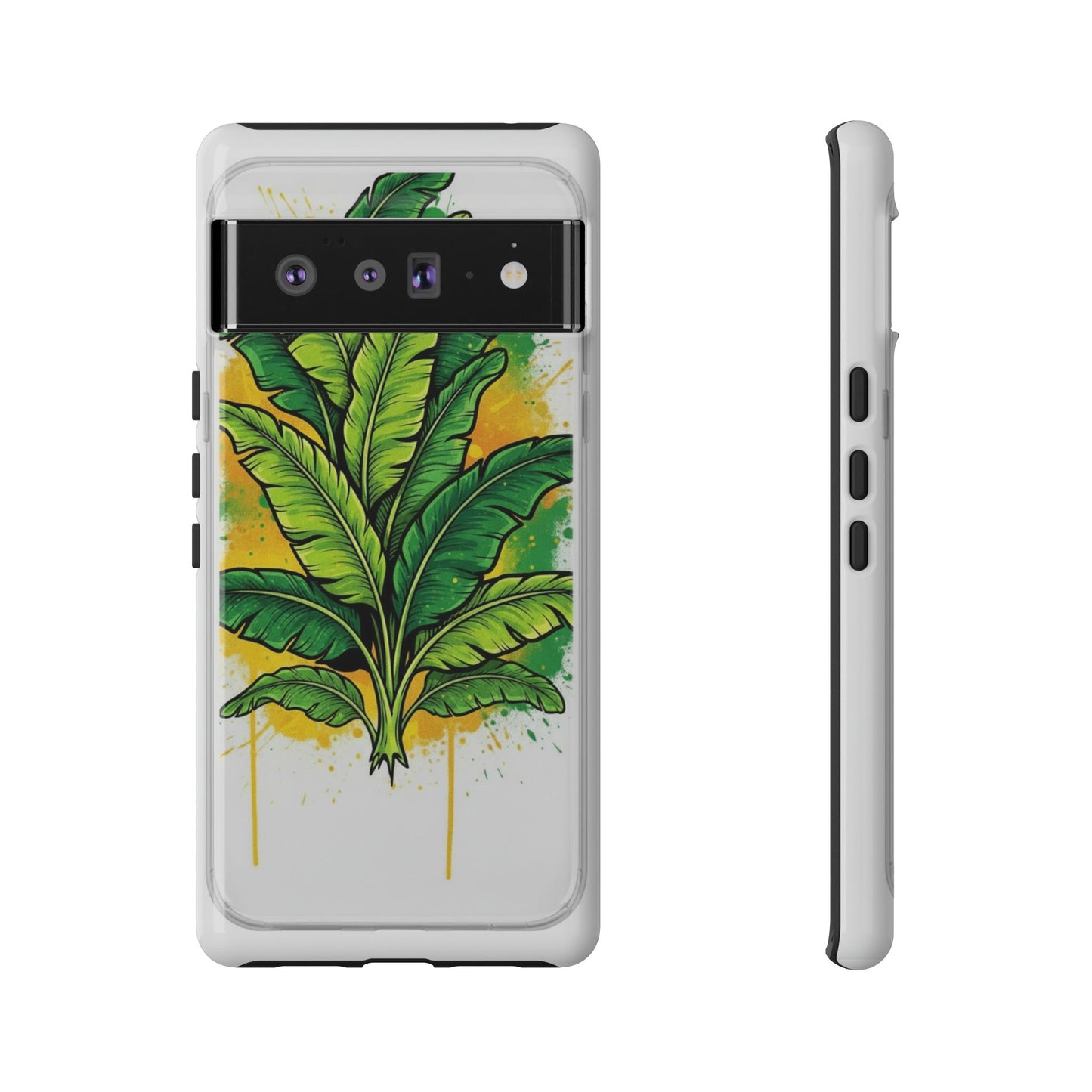 Tropical Banana Leaf Phone Case — Vibrant Green Plant Protector