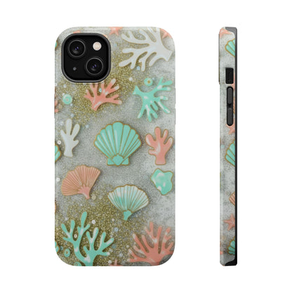 Seashell Coral Magnetic Impact Phone Case