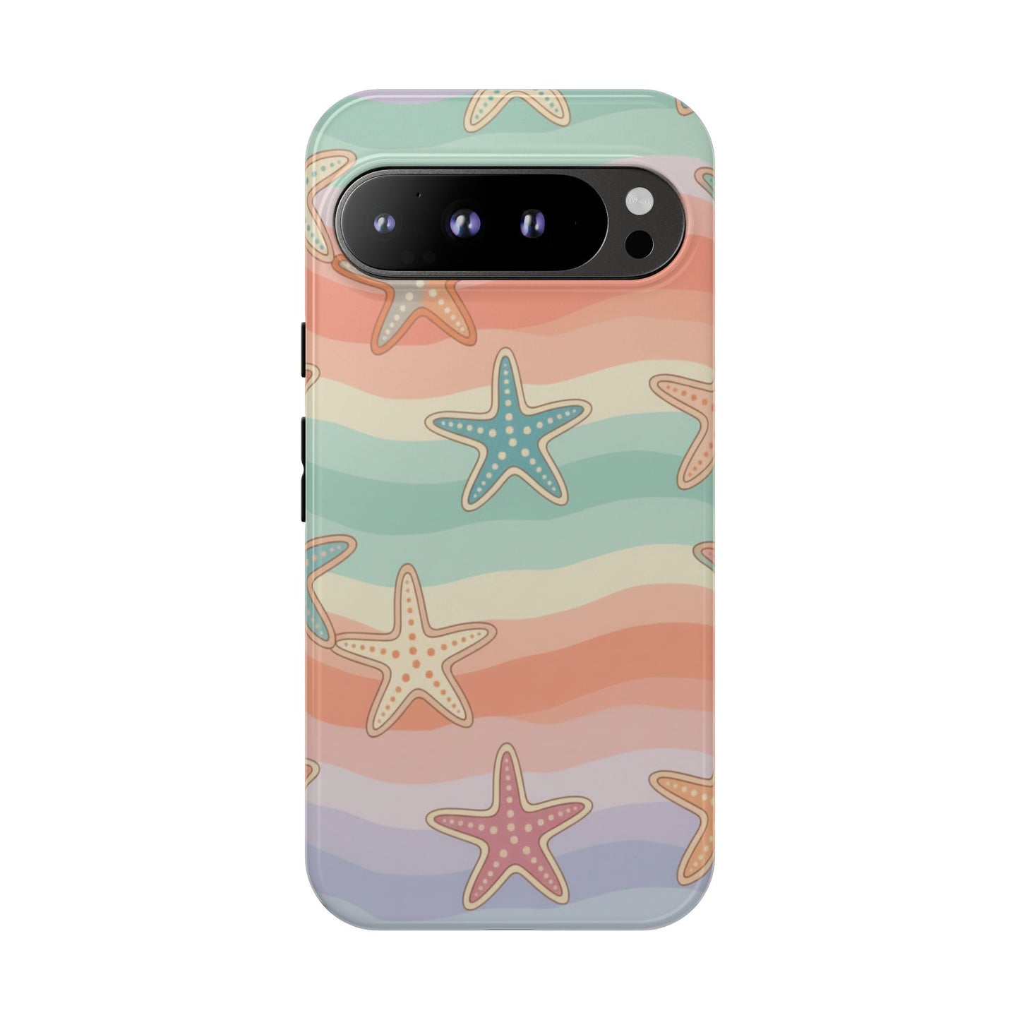 Starfish Wave Tough Phone Case — Pastel Beach Protective Cover