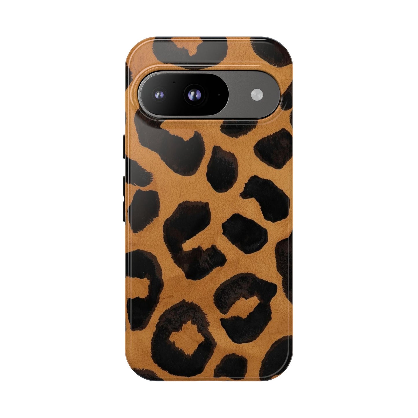 Leopard Print Tough Phone Case — Protective Animal Print iPhone Case