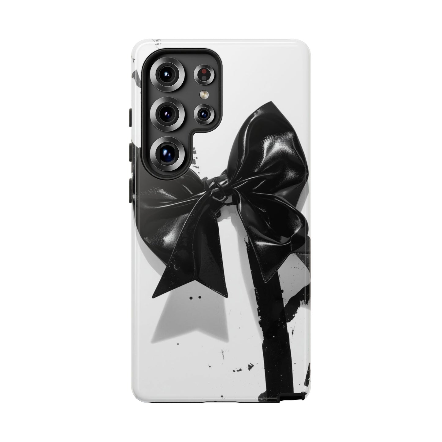 Phone Case — Black Bow Graphic Protective Cover