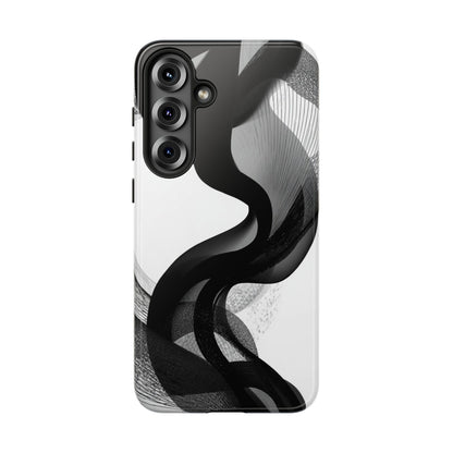 Phone Case — Monochrome Abstract Protective Cover