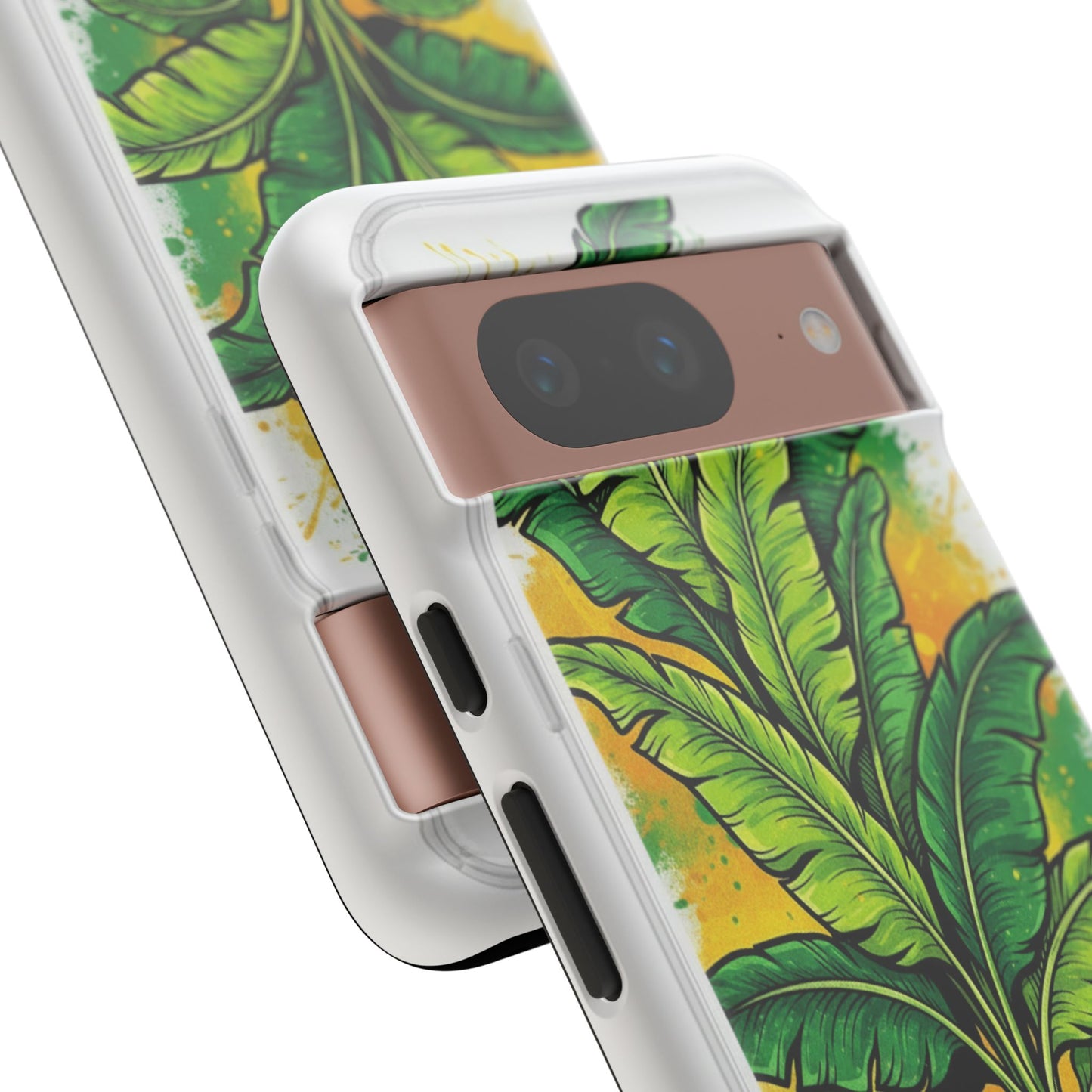 Tropical Banana Leaf Phone Case — Vibrant Green Plant Protector
