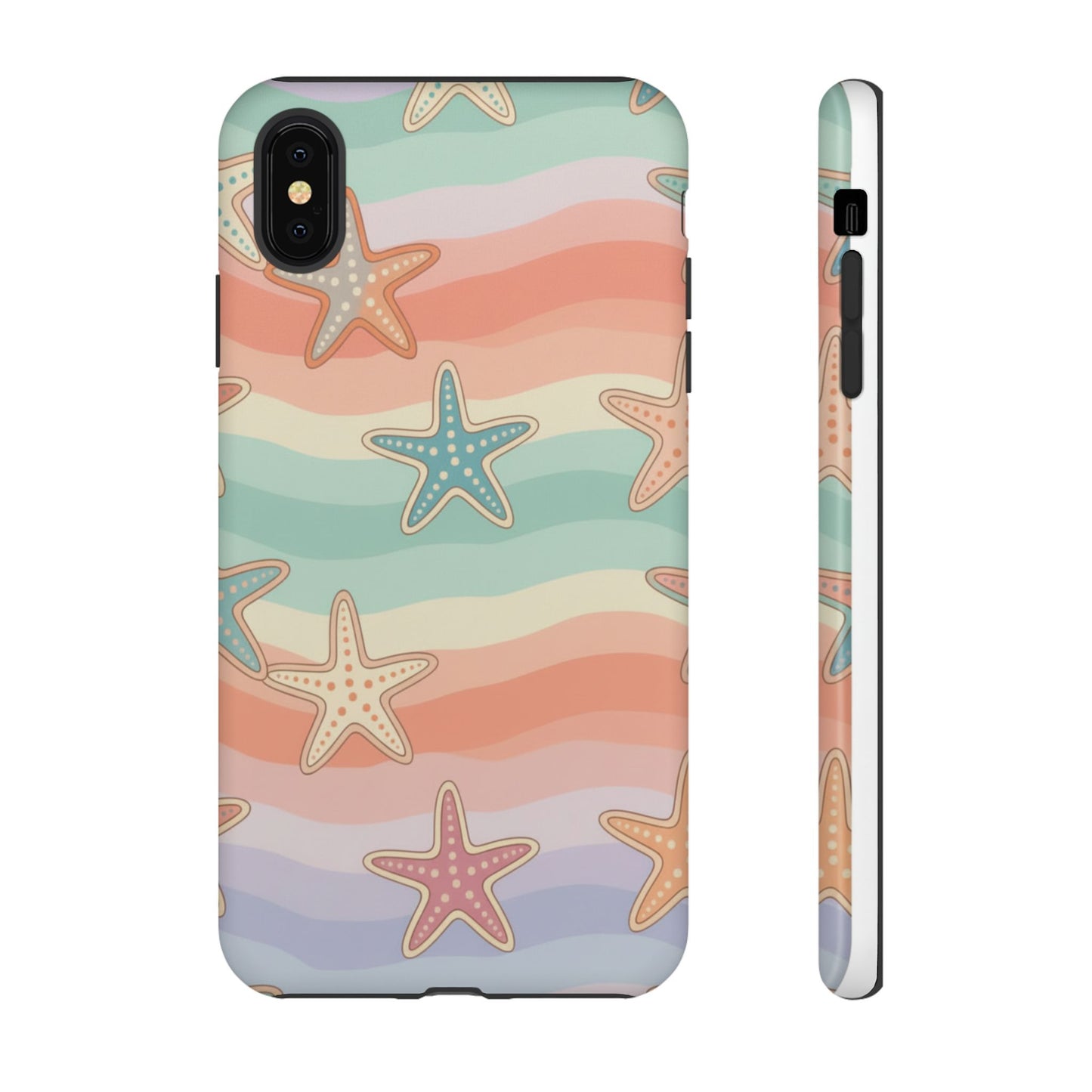 Starfish Wave Tough Phone Case — Pastel Beach Protective Cover