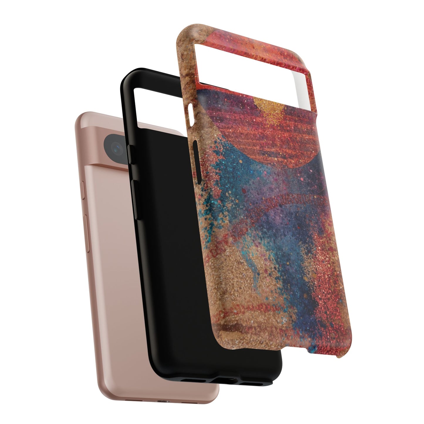 Retro Sunset Tough Phone Case