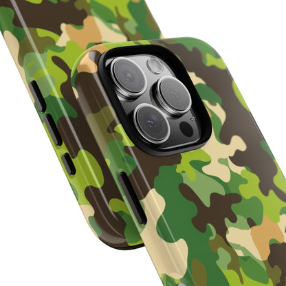 Camouflage Tough Phone Case — Military Camo Protective Cover