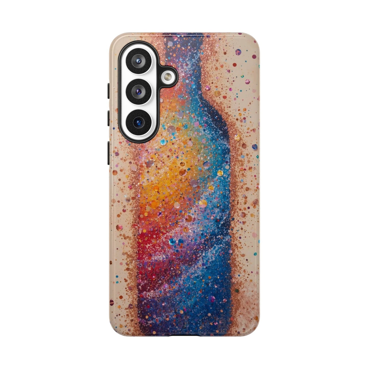 Galaxy Bottle Tough Phone Case — Colorful Nebula Splash iPhone Cover