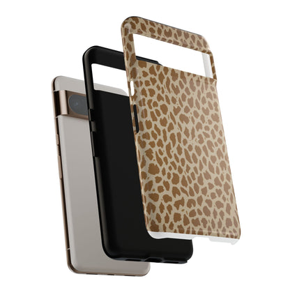 Leopard Print Tough Phone Case — Slim Protective Animal Pattern