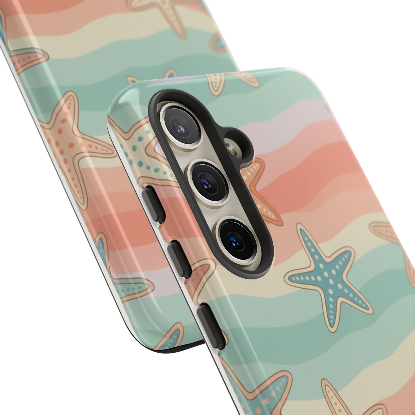Starfish Wave Tough Phone Case — Pastel Beach Protective Cover