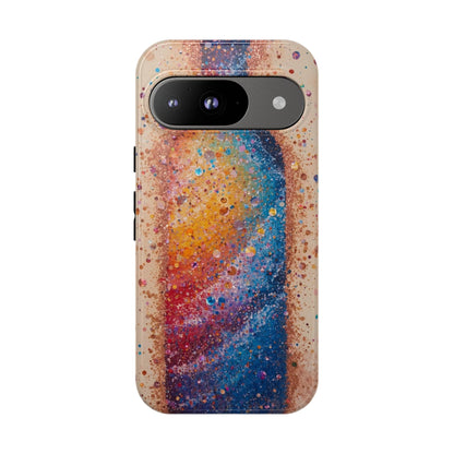 Galaxy Bottle Tough Phone Case — Colorful Nebula Splash iPhone Cover